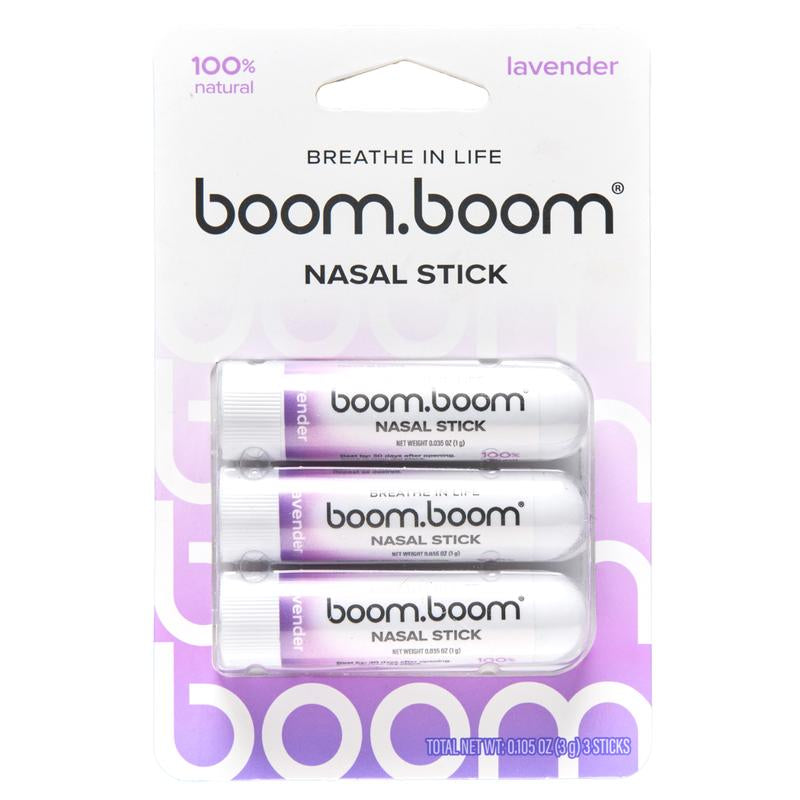 Boomboom Nasal Stick: Free Your Nose | Featured on Sharktank | Powerful Essential Oils with Vapor Flow Technology | Breathe in Life
