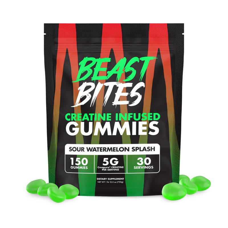 Creatine Infused Gummies - Beast Bites Supplements