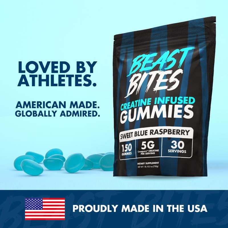 Creatine Infused Gummies - Beast Bites Supplements