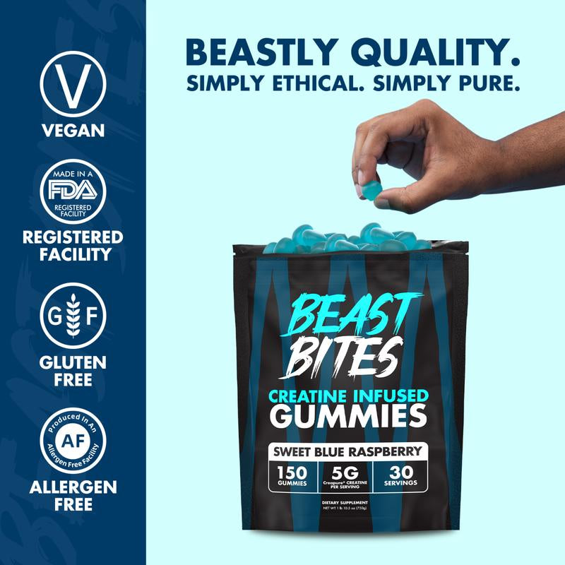 Creatine Infused Gummies - Beast Bites Supplements