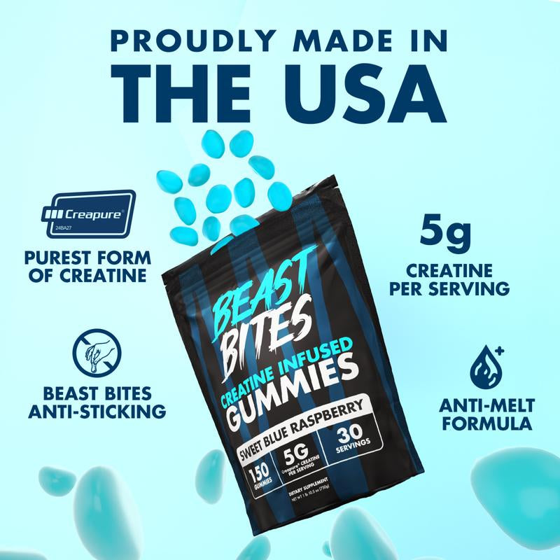 Creatine Infused Gummies - Beast Bites Supplements